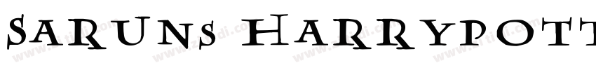 Saruns HarryPotter字体转换